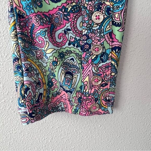 Tommy Hilfiger Multi-Color Paisley 3/4 Sleeve Dress Size 8 - Picture 3 of 7